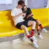 Combed Cotton Socks Food Pattern Long Tube Funny Happy Men Socks Novelty Skateboard Crew Casual Crazy Socks