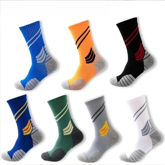 Breathable Long Tube Men′s Fashion Socks with Sweat Absorption Features