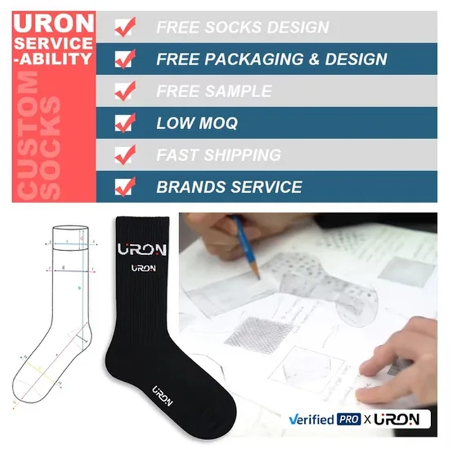Crew Running Socks Custom Logo Athletic Sports Men Basketball Socks