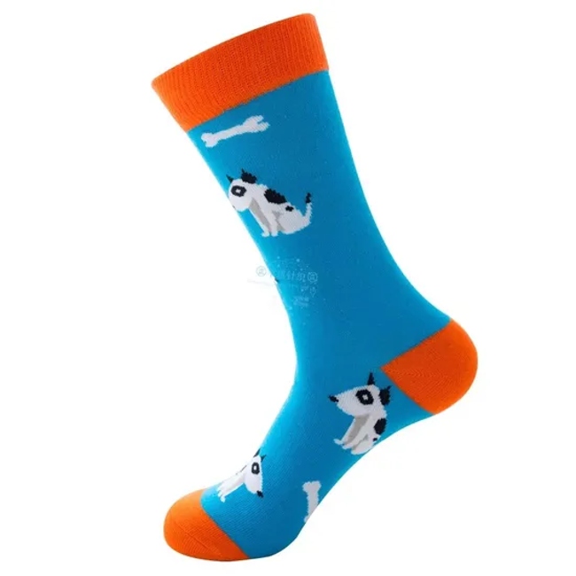 Design Your Crew Custom Socks Cotton OEM Socks Customize Logo on Men Socks
