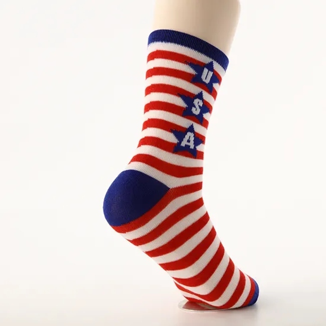 America Designer Custom High Quality Low MOQ Comfortable Holiday Crew Sports Fashion Manufacturer Men Socks