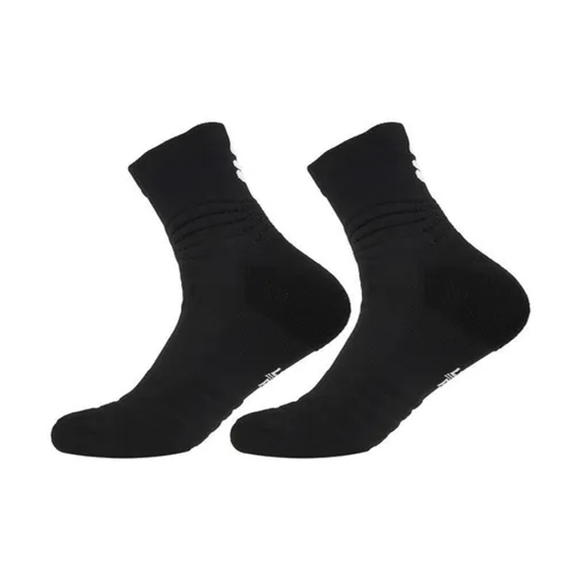 Men′s Performance Sports Socksmoisture-Wicking Anti-Slip Crew Socks with Compression & Terry Cushion Sports Socks