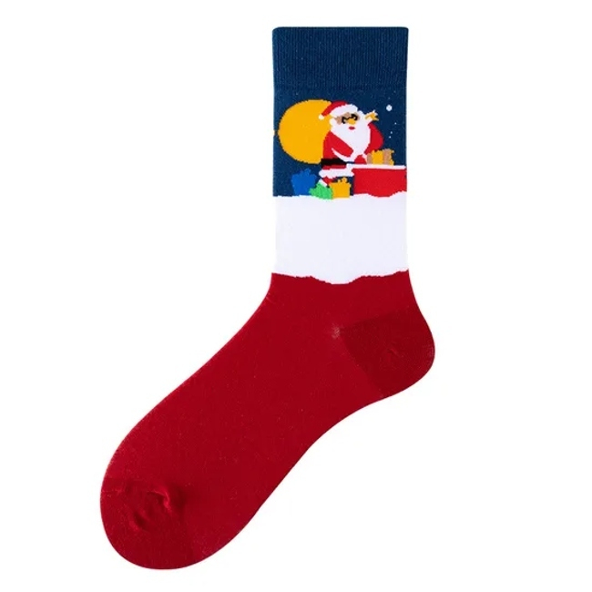 Xianghui Crew Happy Unisex Women Funny Custom Novelty Men Christmas Socks