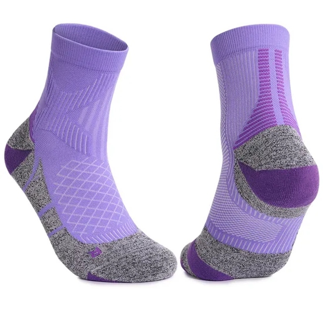 Custom Logo Black Blue Color Nylon Coolmax Athletic Men Women Short Sport Ankle Running Socks
