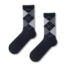 Classic Argyle Patterned Socks Formal Business Dress Crew Socks for Men