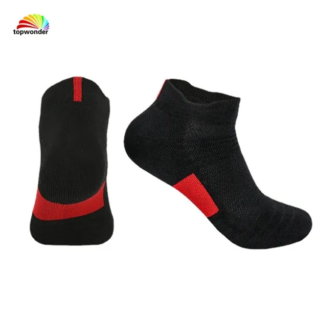 Customize All Sorts of Summer Boat Sock Running Sock Cycling Sock Sports Sock with Cushion Bottom at Low Price and High Quality