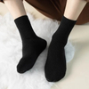 Wool Socks Women Hiking Winter Warm Thick Cozy Boot Thermal Solid Soft Sock for Ladies Crew Comfy Work Sock Men