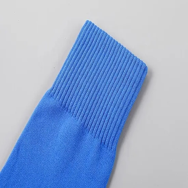 Custom Logo Footless Socks for Shin Guards Men Soccer Sock Sleeves Compression Football Sports Socks