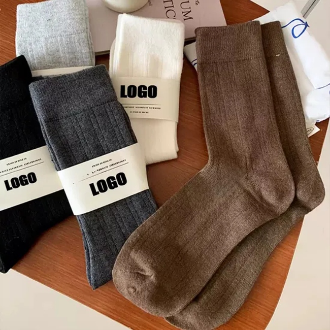 Athletic Logo Cotton Manufacturer Design Running Soft OEM Crew High Quality Sports Wholesale Brand Packaging Gym Cuhsion Unsiex Men Women Custom Socks