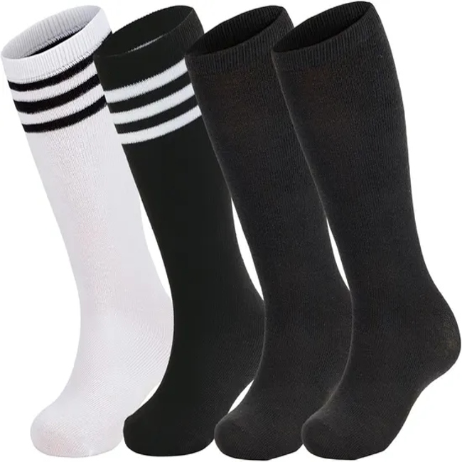 Soccer Socks Unisex Team-Sport Knee High Breathable Football Socks for Men Youth Kids Boys