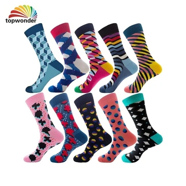 Wholesale and Customize Fashion Sock Cotton Sock Knee High Sock Crew Sock for Men Women and Kids