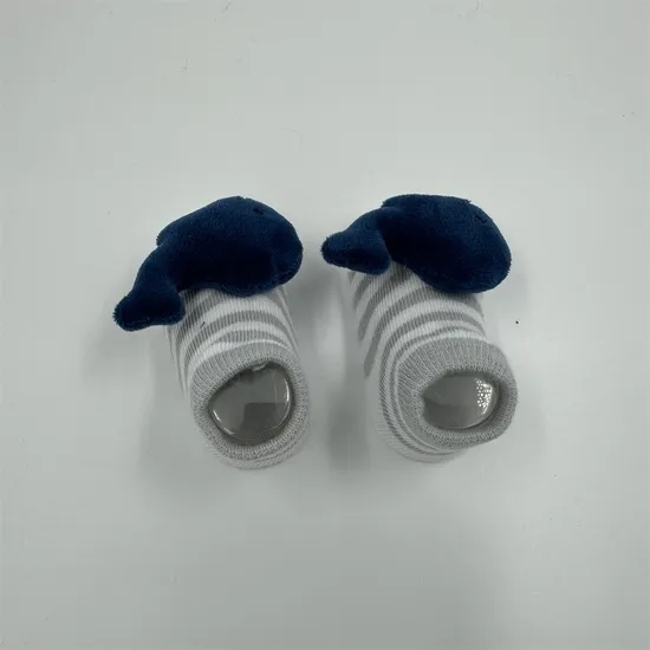 D Three Dimensional Soft and Cute Whale Baby Indoor Non Slip Warm Crawling Socks