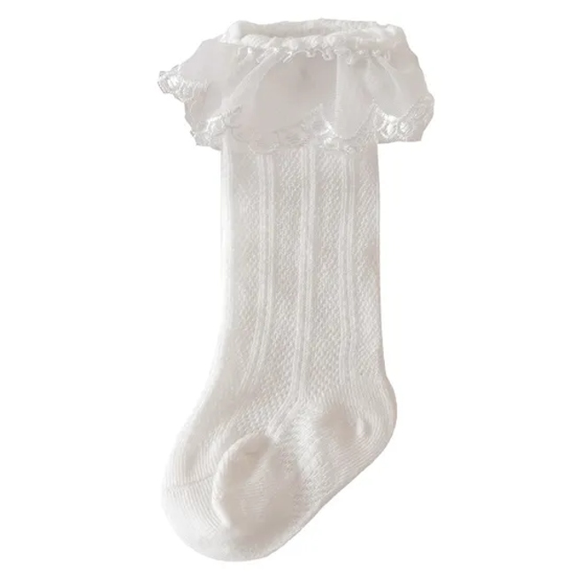 Summer Lightweight Mesh Baby Socks with Custom Branding Options