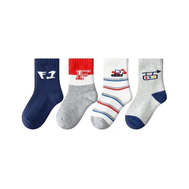 Anti Bacterial Breathable Skin Friendly Babies Fashion Lovely Cute Cotton Ankle Crew Soft Little Sock