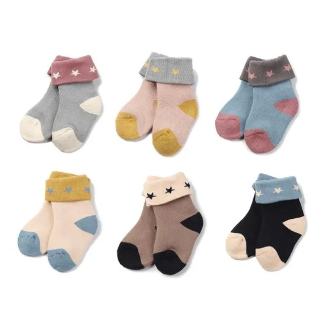 Low Price Custom Wholesale Unisex Children Baby Kids Cotton Short Socks