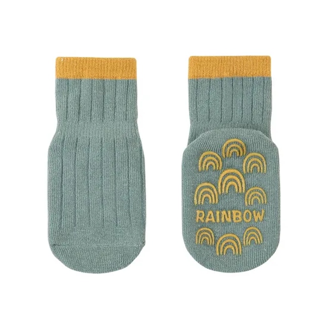 Multicolor Unisex Children Baby Kids Wholesale Custom Cotton Non Slip Socks