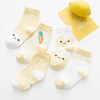 Cotton Breathable Cartoon Solid Color Ultra Thin Mesh Baby Socks