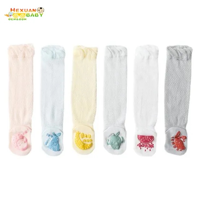 Infant & Toddler High Quality Crochet Ruffle Antiskid Socks Baby Knee High Socks