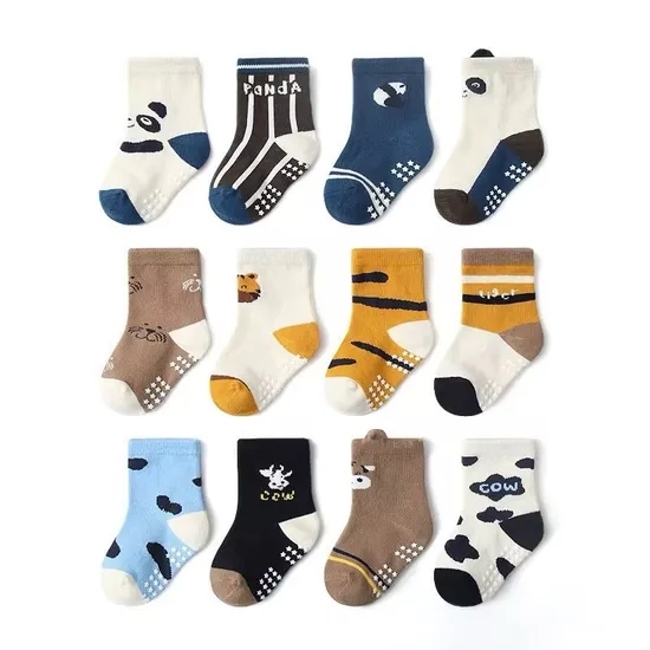 Newborn Baby Socks Mesh Breathable Winter Cotton Cartoon Cute Cozy Floral Infant Short Solid Color Toddlers Sock