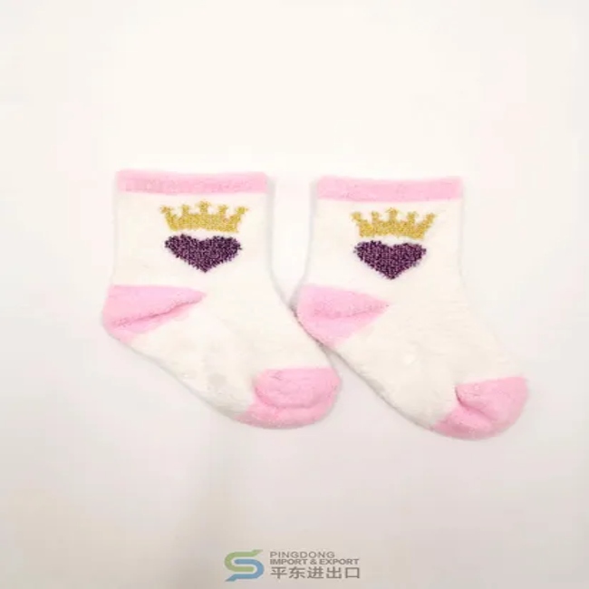 Wholesale Baby′s Cute Microfiber Socks Home Socks Cosy Socks