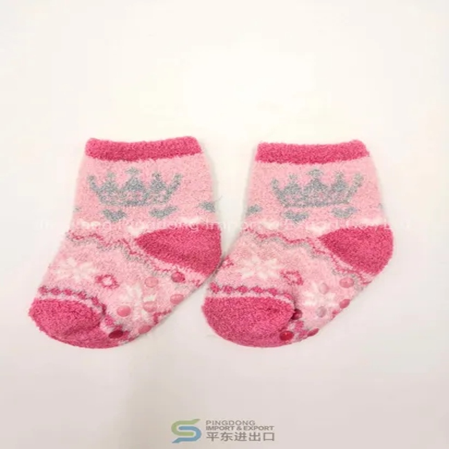 Wholesale Baby′s Cute Microfiber Socks Home Socks Cosy Socks