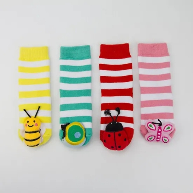 Baby Kids Children Custom Wholesale Cotton Toy Grip Socks