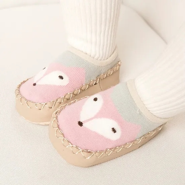 Baby Kids High Quality Cotton Daily Polyester Moccasins Socks