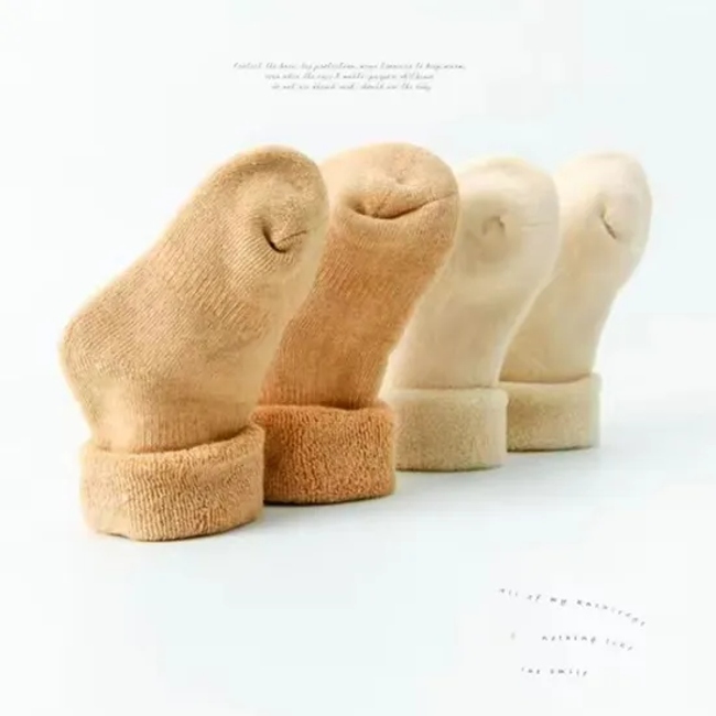 Custom Thick Warm Knitted Baby Organic Skin Friendly Socks
