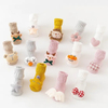 Newborn Baby Socks Autumn and Winter Baby MID Tube Cartoon Doll Socks Children′s Dispensing Floor Socks