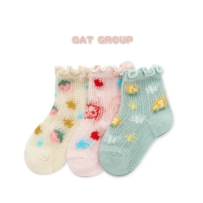 New Spring Summer Lovely Fashion Cotton Soft Kids Baby Socks