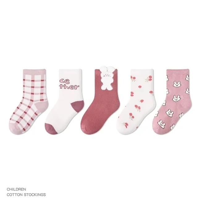 Cotton Eco Friendly Cartoon Animal New Born Anti Slip Baby Kids Socks