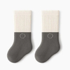 High Quality Patchwork Colored Baby Socks Baby Winter Thick Warm Socks Knitted Cartoon Pattern Knee High Socks for Newborn