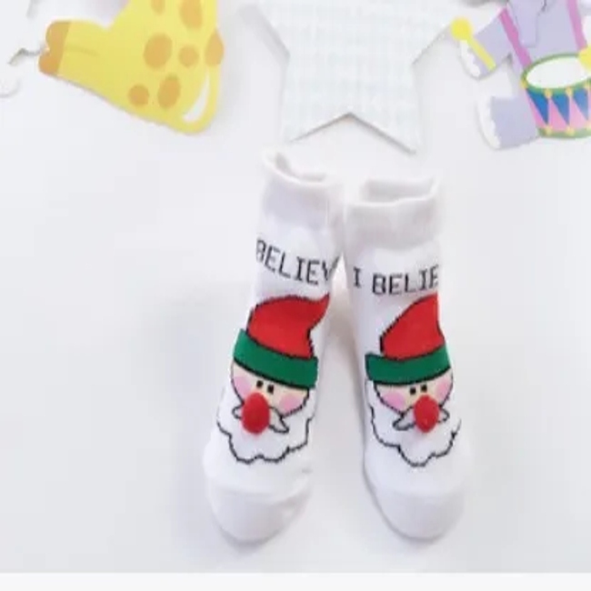 Unisex Custom Wholesale Kids Baby Children Bci Cotton Toy Terry Shoe Socks