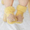 Thickened Anti Slip Baby Socks Stereo Doll Baby Socks Brushing Hair Rims of Newborn Floor Socks Shoes Happy Socks PED Love Cute Kids Sock
