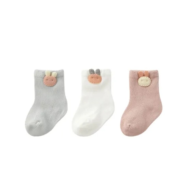 Spring and Autumn New Cute Cartoon Baby Socks Custom Logo