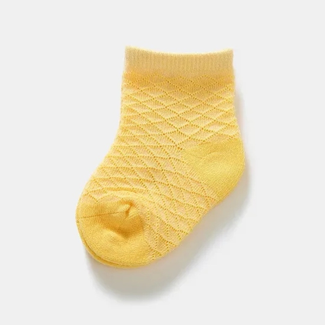 Wholesale Summer Toddler Combed Cotton Anti Slip Socks Baby Socks