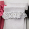 % Viscose From Bamboo +% Spandex Baby Sock with Lace