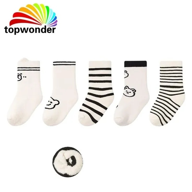 Customize All Designs of Baby Terry Winter Knee High Toddler′s Sock in Many Colors, Sizes and Material