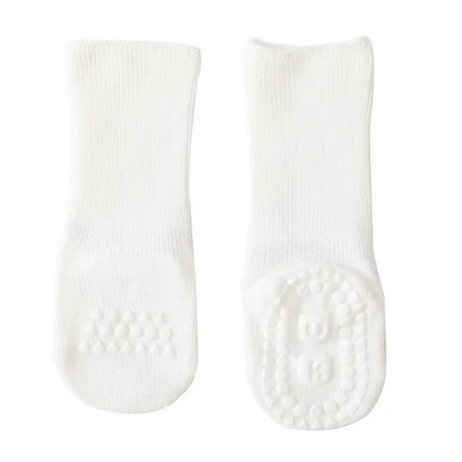  Organic Anti Slip Non Skid Anti Split Baby Kid Grip Socks for Children with Gift Box
