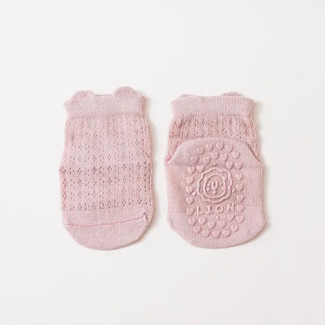 Custom Cute Summer Breathable Non Slip Socks Toddler Pure Cotton Baby Anti Slip Socks