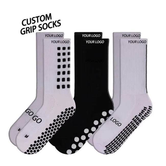 OEM Fashion Custom Logo Anti Slip Cotton Crew Non Slip Dance Yoga Pilates Grip Socks for Women