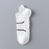 OEM Men′s Summer Thin Breathable Mesh Low-Cut Sports Socks Breathable Striped Ankle Business Socks for Men