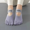 Yoga Ankle Indoor Anti Slip Professional Pilates Socks Custom Logo Yoga Socks Women Crew Non-Slip Socks with Grip