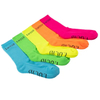 Wholesale Men Women Custom Logo Cotton Socks New Fashion Plain Color Crew Socks