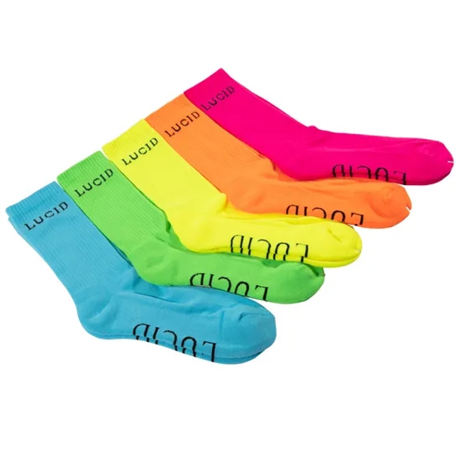Wholesale Men Women Custom Logo Cotton Socks New Fashion Plain Color Crew Socks