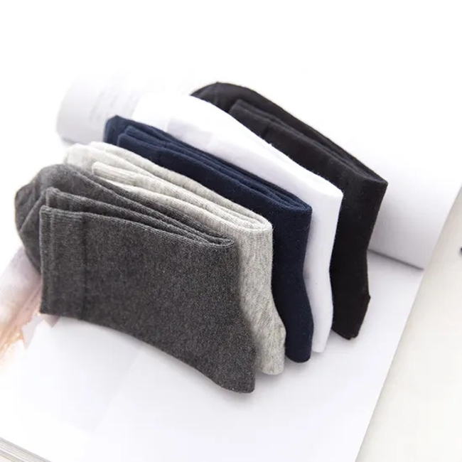 Hot Sale Cheap Cotton White Black Gray Argyle Plaid Business Sock