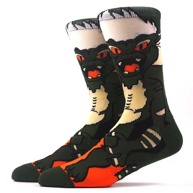 New Arrival Anime Women Men Socks Long Socks Men Knee-High Cosplay Crew Adult Personality Hip Hop Harajuku Funny Socks