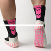 Hot sale Glued anti slip thickened towel bottom mid tube sports socks workout running