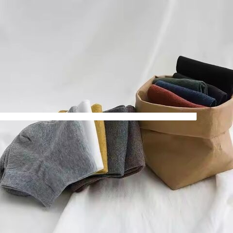 Wholesale Custom Casual Socks Fashion Cotton Men Solid Colour Breathable Low Cut Short Ankle Sports Socks