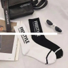 High quality socks blank white black acrylic crew sock breathable socks unisex